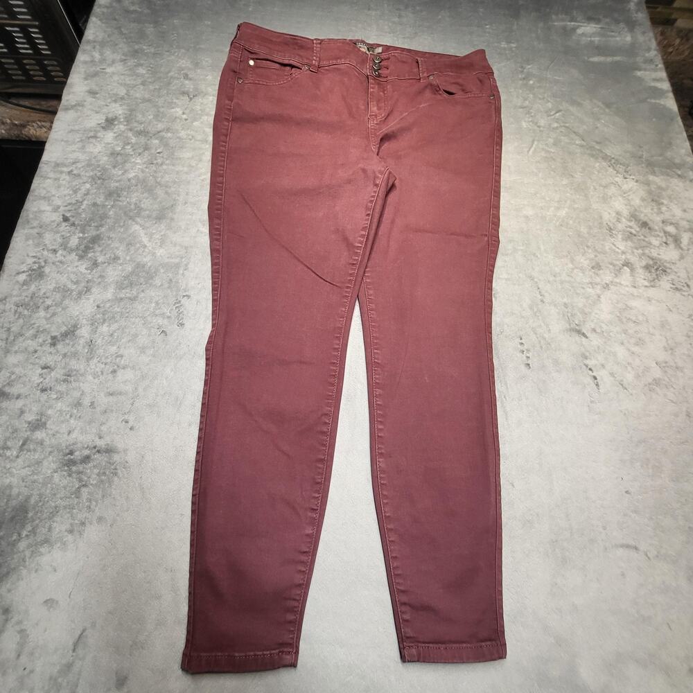 Torrid Jeans Womens 18 Plus Red Slim Jegging Stretch 5-Pocket